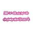 Cortantes Reglas Figuras Varias Nº 1