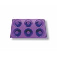 Molde Silicona Para Donas x 6 (7.5 CM diamentro)