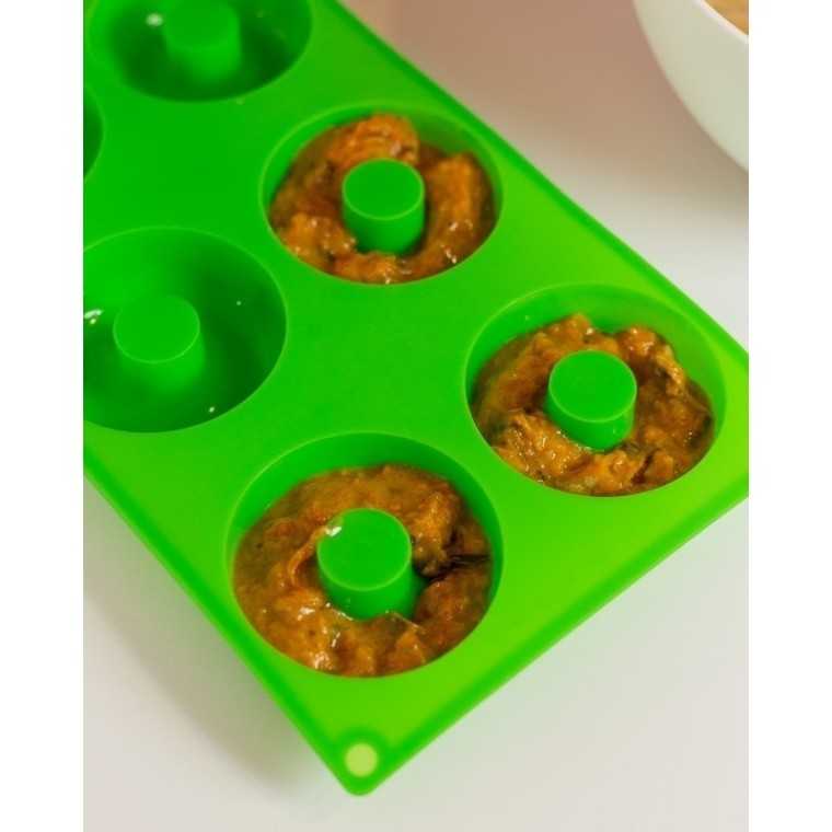 Molde Silicona Para Donas x 6 (7.5 CM diamentro)