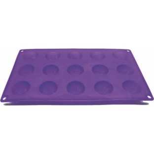 Molde Semiesfera Silicona x15 u.