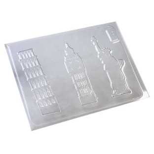 784 - Monumentos X 3 -Torre De Pisa, Big Ben, Estatua De Libertad
