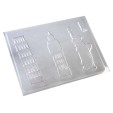 784 - Monumentos X 3 -Torre De Pisa, Big Ben, Estatua De Libertad