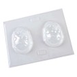 9B - Huevos 9 Cm Con Olas Y Lunares X 2