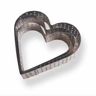 Aro Perforado Corazon (Alto 4 cm)