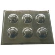 3054 - Semiesferas X 6 - 4,5 Cm