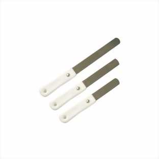 Espátulas Recta Chica Acero Inoxidable Ancho 2.1 cm 2