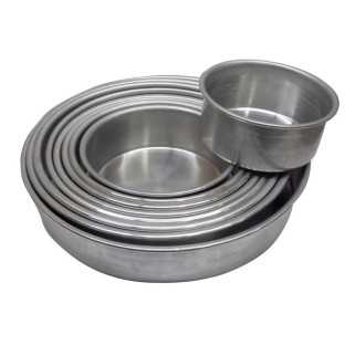 Bizcochuelo Aluminio Redondo Alto 6 cm 2
