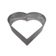 Aro Corazon Acero Inox (Alto 6 cm)