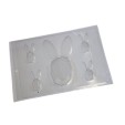 H10C - P. Choc Conejo Y Conejitospascuas - Huevos 10 cm