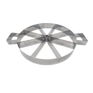 Marcador de Porciones Ac Inox 22 cm 8 Porciones