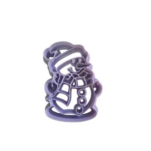 Cortante Navidad 3D Muñeco de Nieve 7,5 x 5,5 cm