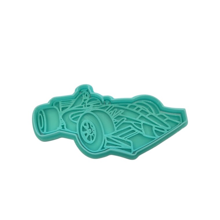 Cortante Deporte 3D Auto Formula 1 (12 x 7 cm)