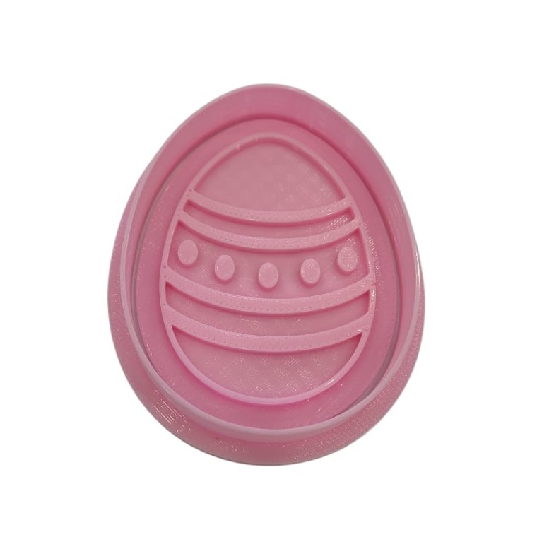Cortante Pascuas 3D Huevo Guirnaldas Mod 2 (9x7 cm)