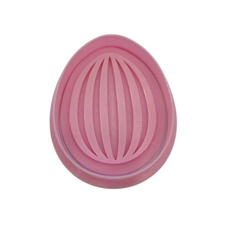 Cortante Pascuas 3D Huevo Sandia Mod 4 (9x7 cm)