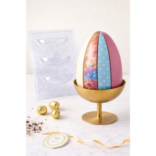 H14G - P. Choc Huevo en Gajos 14 cm