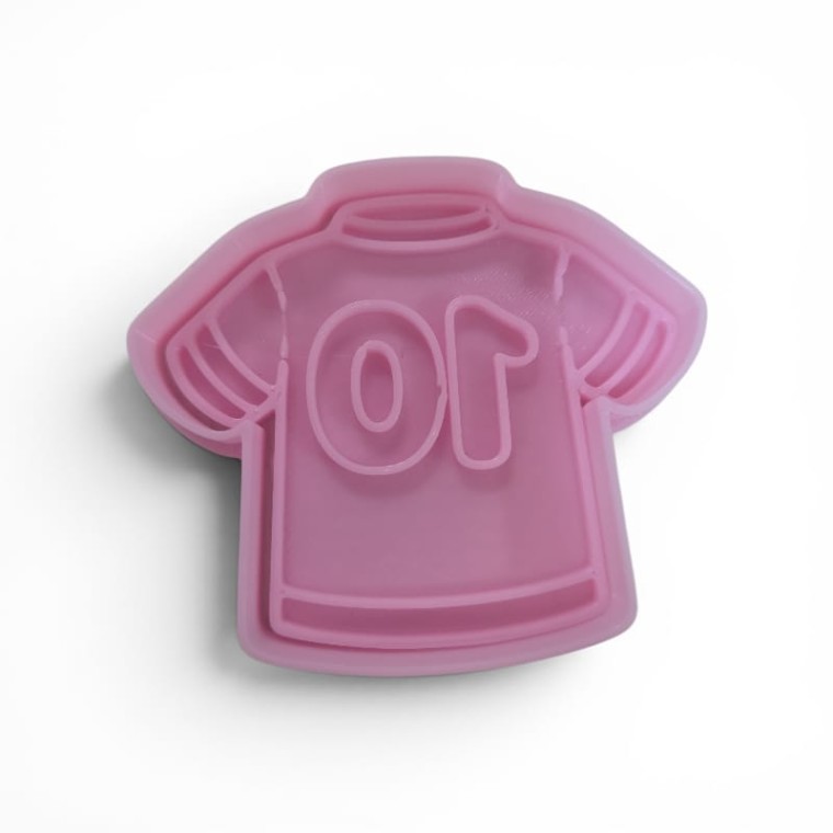 Cortante Deporte 3D Camiseta Futbol (7,5 x 7 cm)